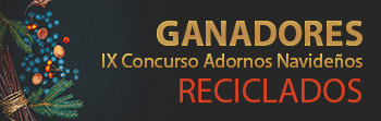 Ganadores IX Concurso Adornos Navideños Reciclados