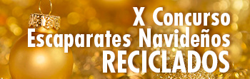 X Concurso Escaparates Navideños Reciclados